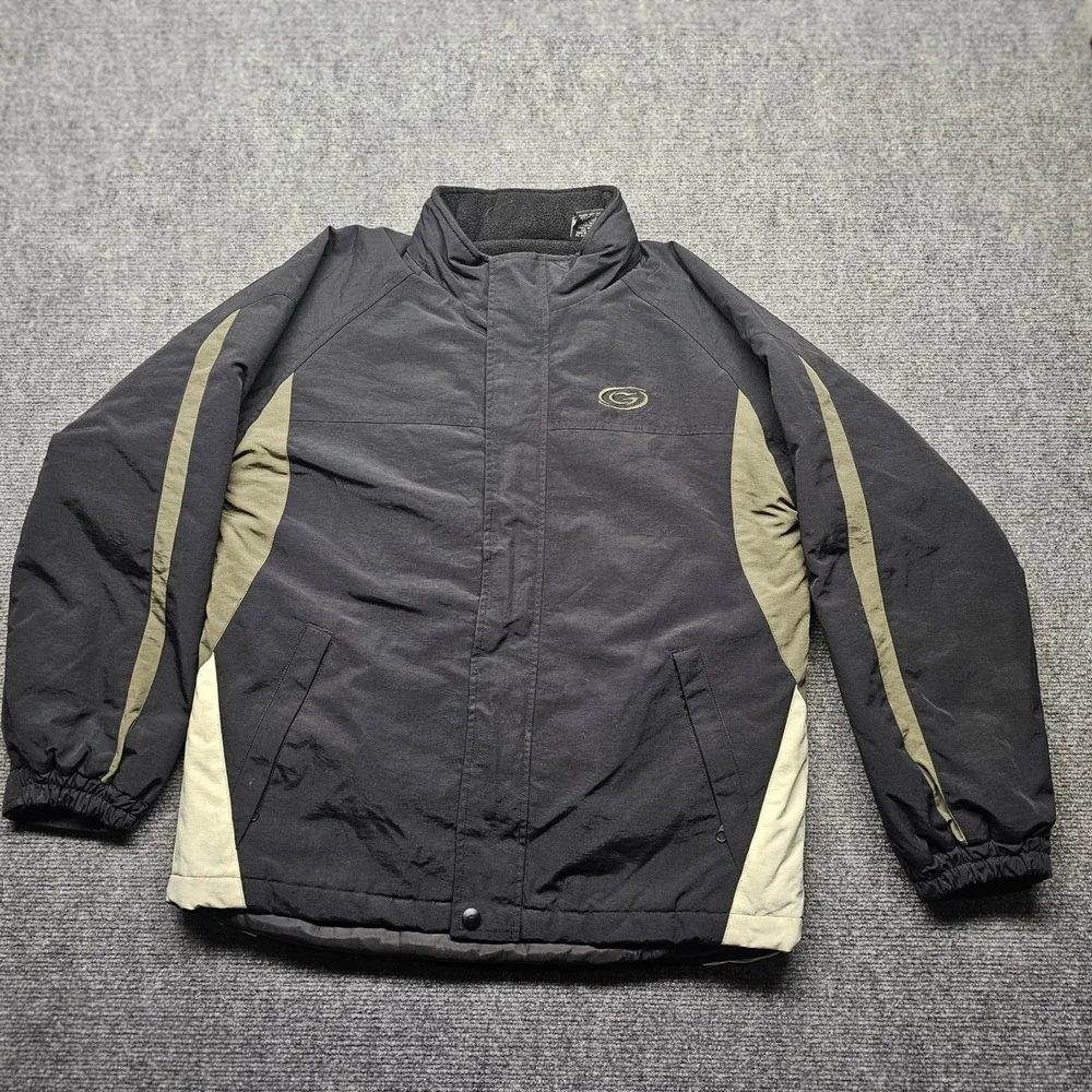 Gotcha Boys Black Colorblock Fleece Lined Puffer Jacket Size 14 GCB458385